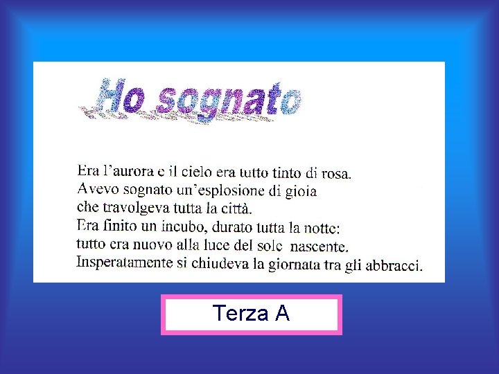 Terza A 