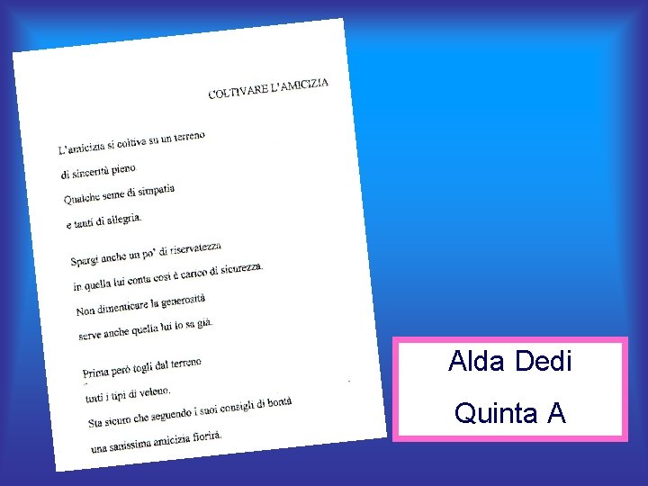 Alda Dedi Quinta A 