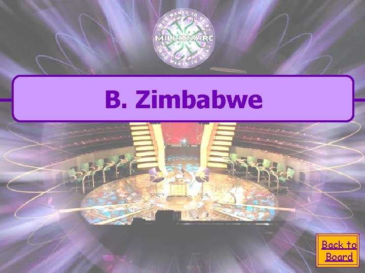 B. Zimbabwe Back to Board 