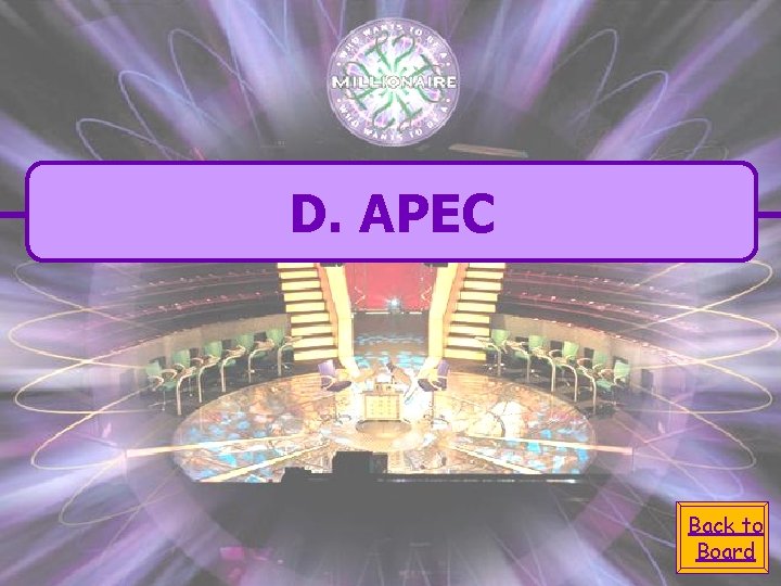 D. APEC Back to Board 