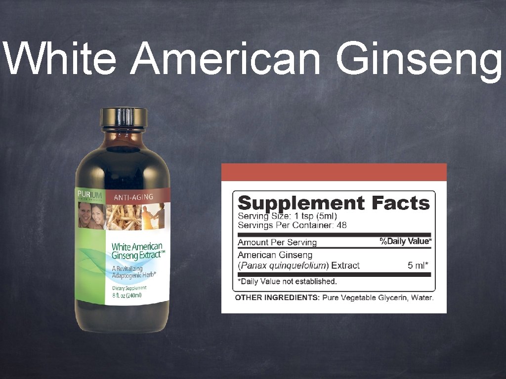 White American Ginseng 