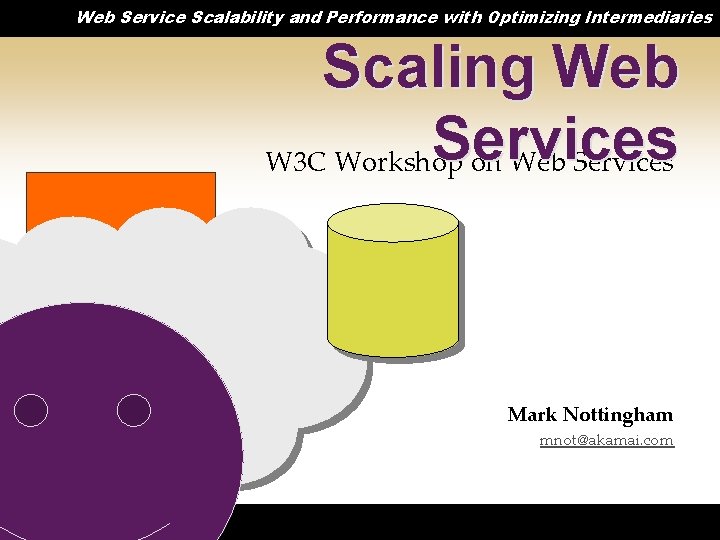 Web Service Scalability and Performance with Optimizing Intermediaries Scaling Web Services W 3 C