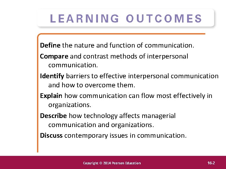 Define the nature and function of communication. Compare and contrast methods of interpersonal communication.