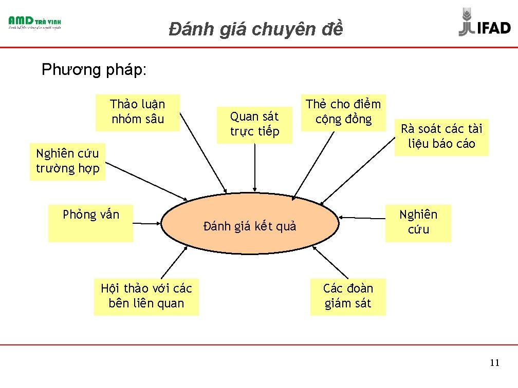 Đánh giá chuyên đề Phương pháp: Thảo luận nhóm sâu Quan sát trực tiếp