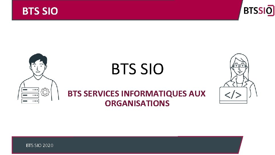 BTS SIO BTS SERVICES INFORMATIQUES AUX ORGANISATIONS BTS SIO 2020 