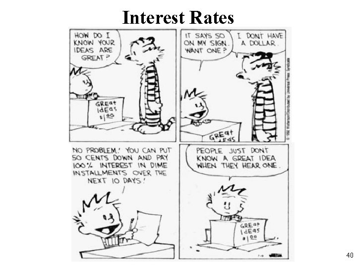 Interest Rates 40 