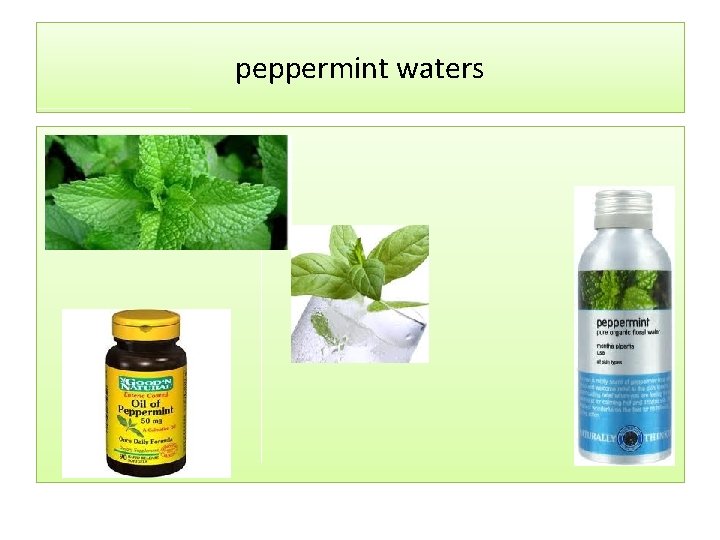 peppermint waters 