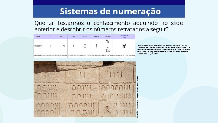 Sistemas de numeração Que tal testarmos o conhecimento adquirido no slide anterior e descobrir