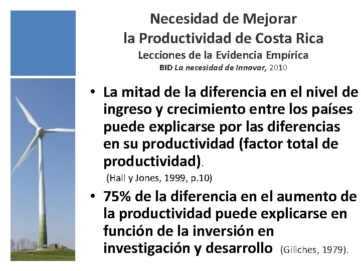 Necesidad de Mejorar la Productividad de Costa Rica Lecciones de la Evidencia Empírica BID