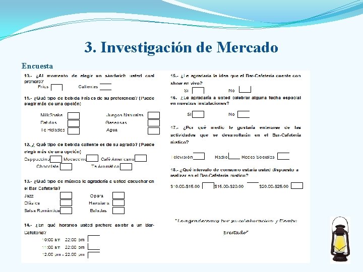 3. Investigación de Mercado Encuesta 