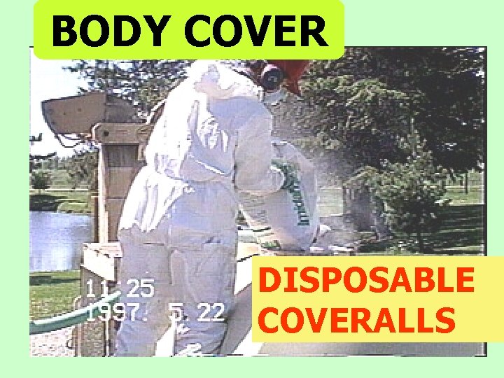 BODY COVER DISPOSABLE COVERALLS 