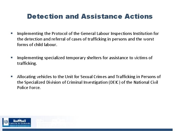 Detection and Assistance Actions § Implementing the Protocol of the General Labour Inspections Institution