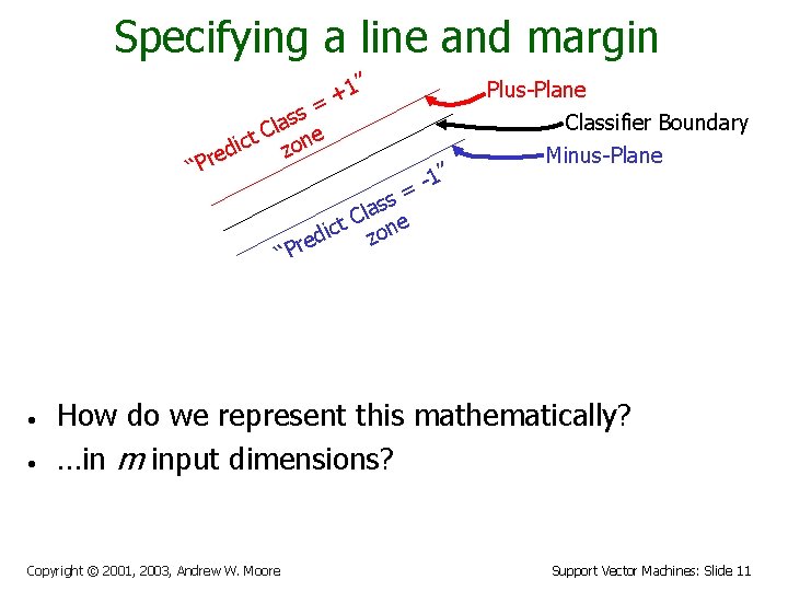 Specifying a line and margin ” 1 + = ss a l t C