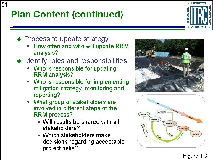 51 Plan Content (continued) u Process to update strategy • How often and who