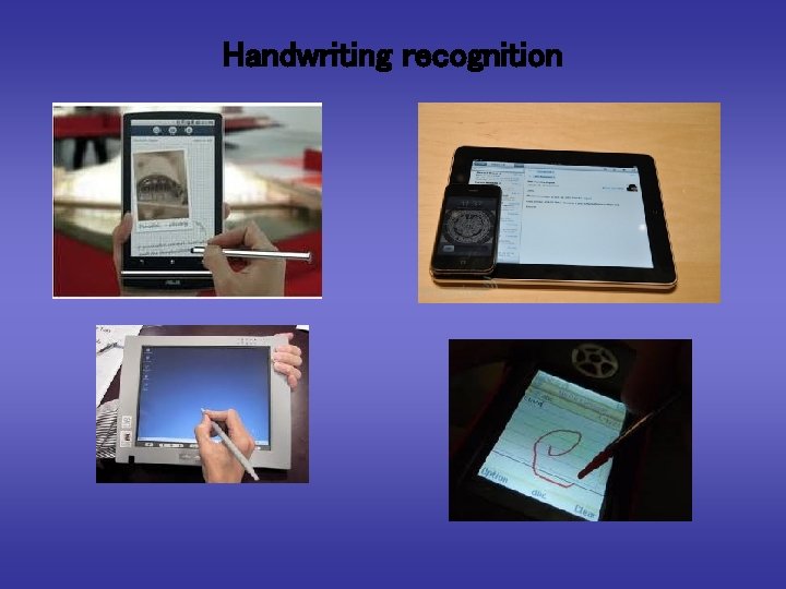 Handwriting recognition 