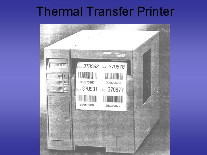 Thermal Transfer Printer 