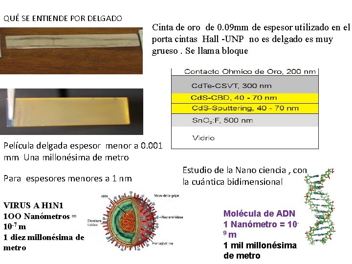 QUÉ SE ENTIENDE POR DELGADO Cinta de oro de 0. 09 mm de espesor