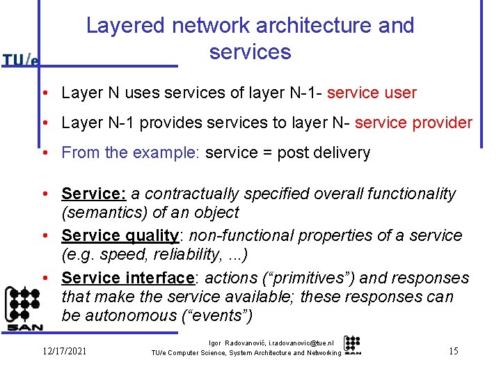 Computer Networks 2 IC 10 Layering and Protocol