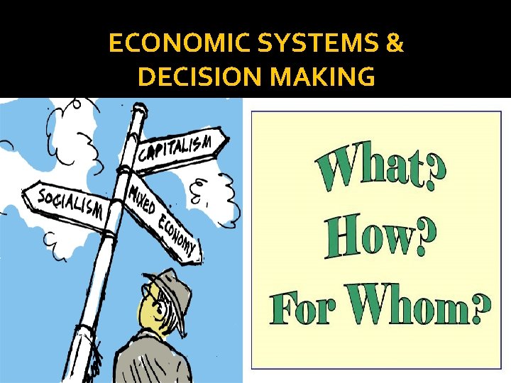 ECONOMIC SYSTEMS & DECISION MAKING 