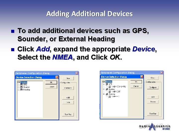 Adding Additional Devices n n To additional devices such as GPS, Sounder, or External