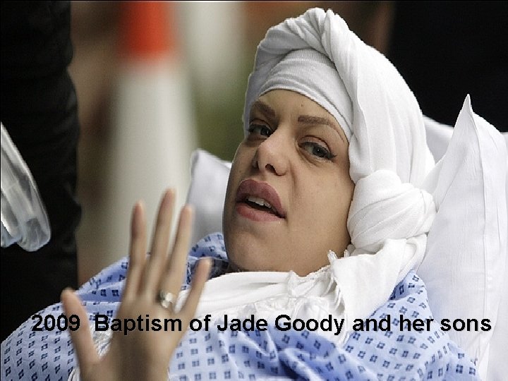 2009 Baptism of Jade Goody and her sons 