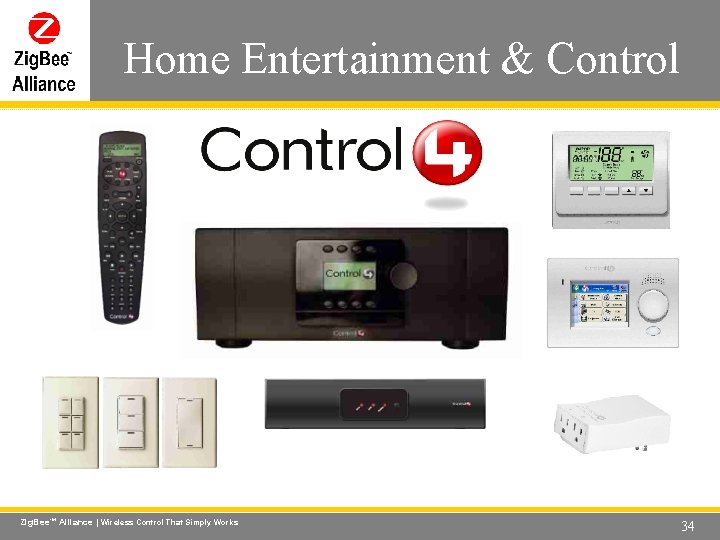 Home Entertainment & Control Wireless Control That Simply Works Zig. Bee. TM Alliance |