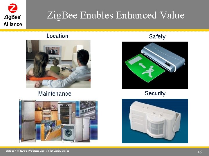 Zig. Bee Enables Enhanced Value Wireless Control That Simply Works Location Maintenance Zig. Bee. Zig. Bee Enables Enhanced Value Wireless Control That Simply Works Location Maintenance Zig. Bee.