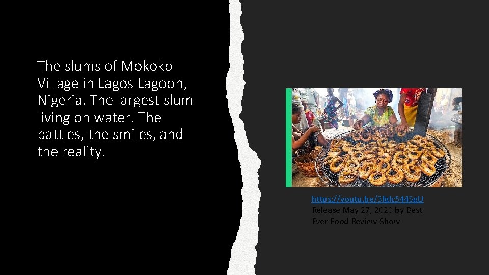 The slums of Mokoko Village in Lagos Lagoon, Nigeria. The largest slum living on