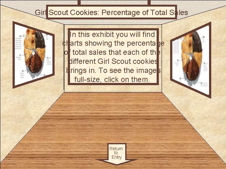 Girl Scout Cookies: Percentage of Total Sales Room 4 In this exhibit you will