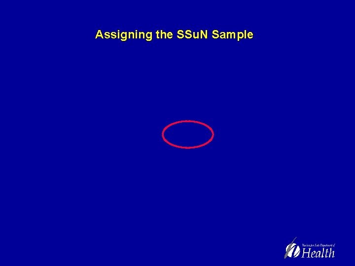 Assigning the SSu. N Sample 
