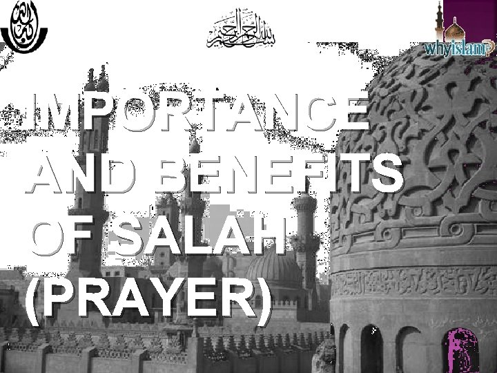 IMPORTANCE AND BENEFITS OF SALAH (PRAYER) 
