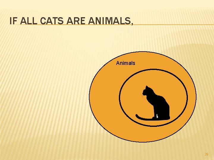 IF ALL CATS ARE ANIMALS, Animals 39 