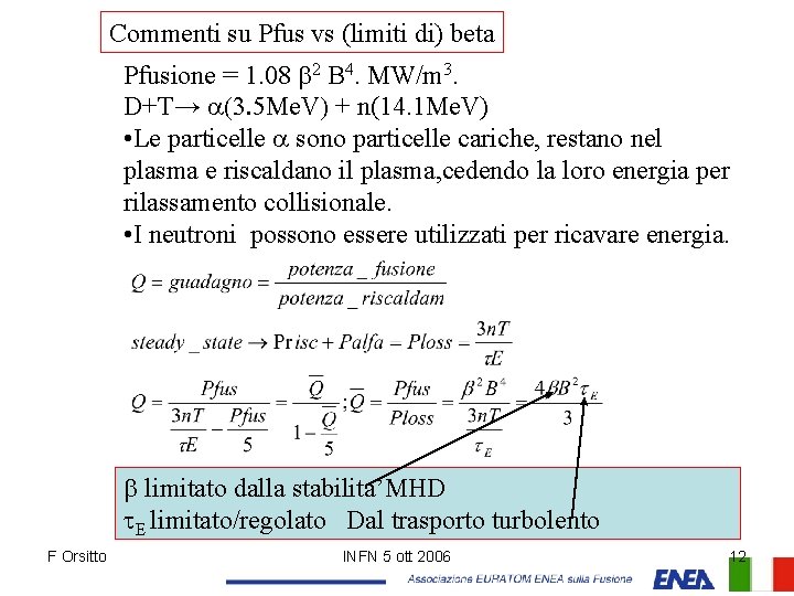 Commenti su Pfus vs (limiti di) beta Pfusione = 1. 08 b 2 B