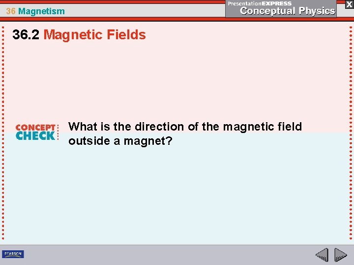 36 Magnetism 36. 2 Magnetic Fields What is the direction of the magnetic field 36 Magnetism 36. 2 Magnetic Fields What is the direction of the magnetic field