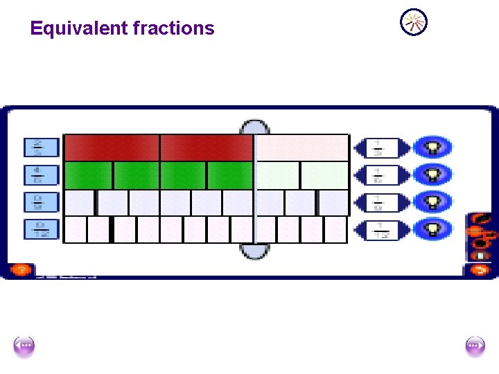 Equivalent fractions 
