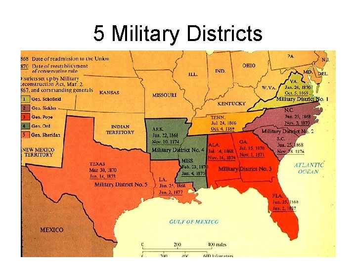 5 Military Districts 