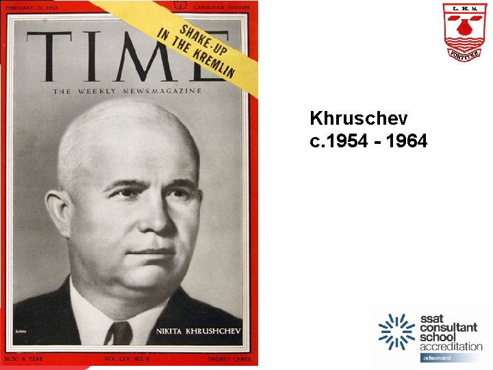 Khruschev c. 1954 - 1964 