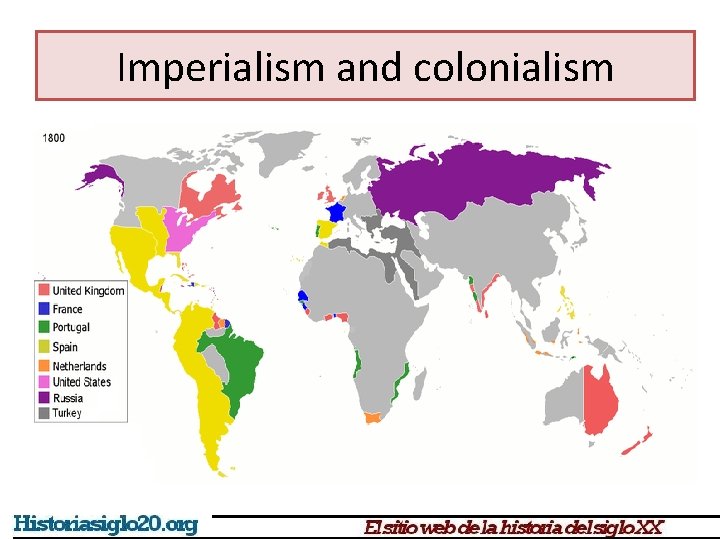 Imperialism and colonialism 