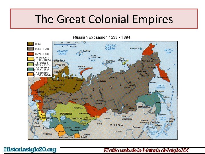 The Great Colonial Empires 