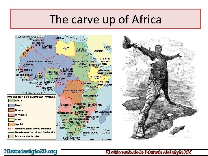 The carve up of Africa 