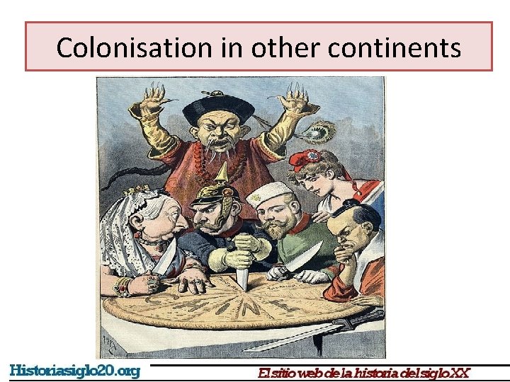 Colonisation in other continents 