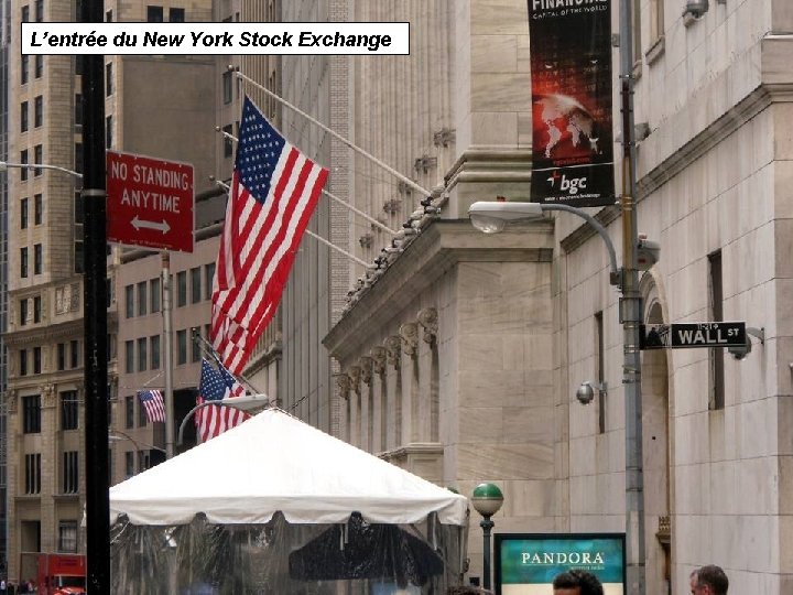 L’entrée du New York Stock Exchange 