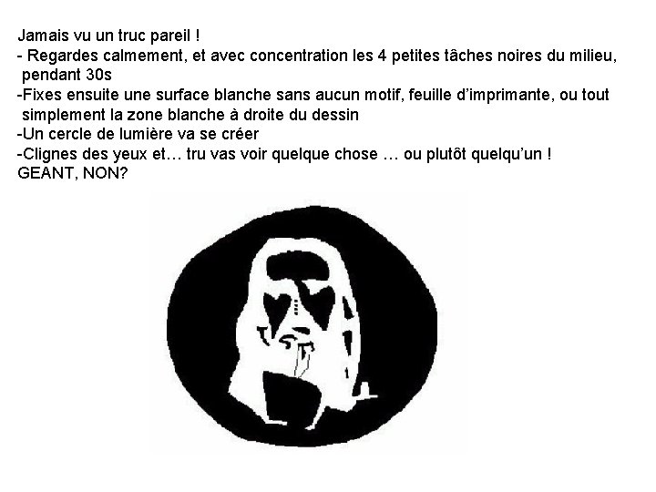 Jamais vu un truc pareil ! - Regardes calmement, et avec concentration les 4