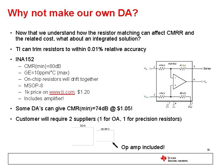 Why not make our own DA? • Now that we understand how the resistor