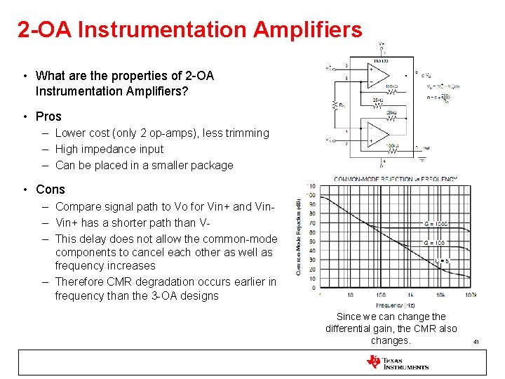 2 -OA Instrumentation Amplifiers • What are the properties of 2 -OA Instrumentation Amplifiers?