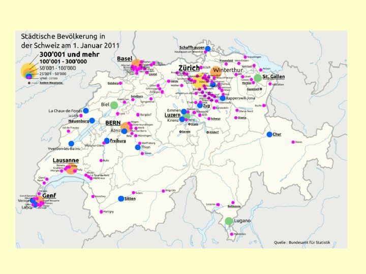 Grte Stdte Schweiz
