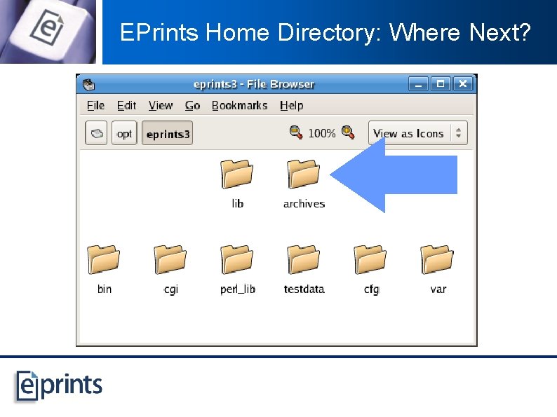 EPrints Home Directory: Where Next? 