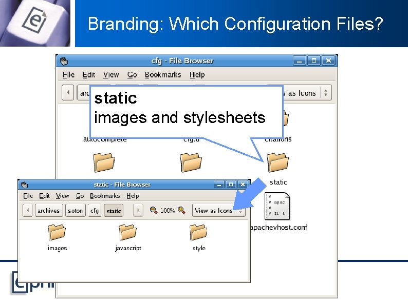 Branding: Which Configuration Files? static images and stylesheets 