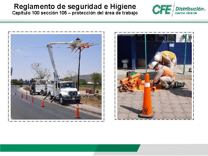 Reglamento de seguridad e Higiene Capitulo 100 sección 105 – protección del área de Reglamento de seguridad e Higiene Capitulo 100 sección 105 – protección del área de