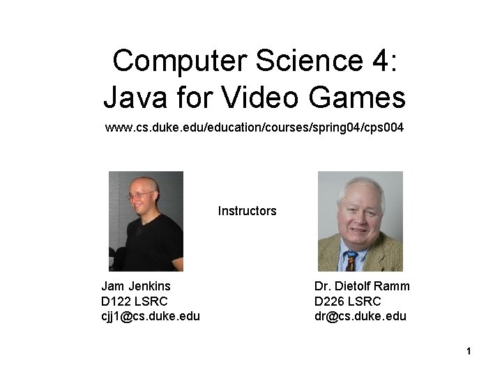 Computer Science 4 Java for Video Games www